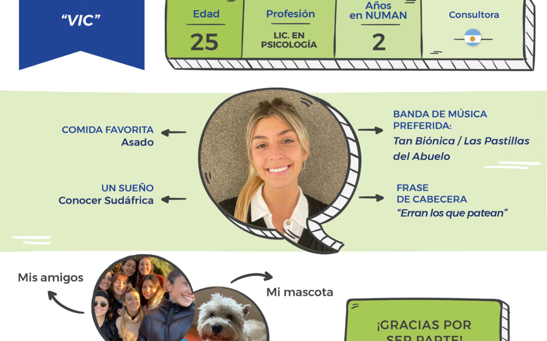 Conociendo a las encontradoras: Victoria Vernengo, Consultant de NUMAN Argentina