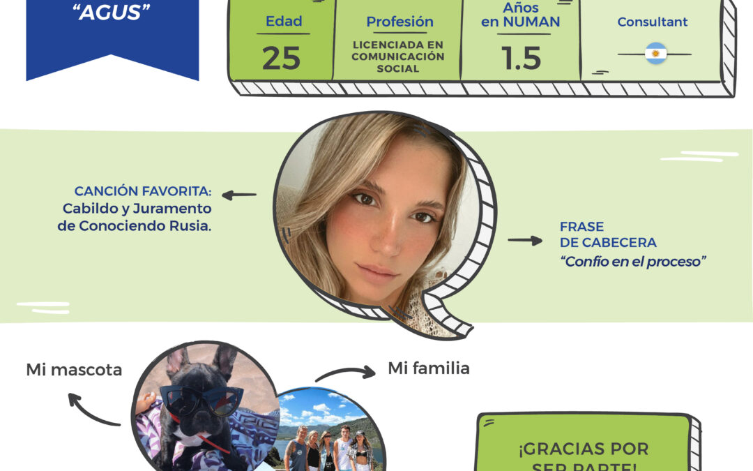 Conociendo a las encontradoras: Agustina Torino, Consultant de NUMAN Argentina