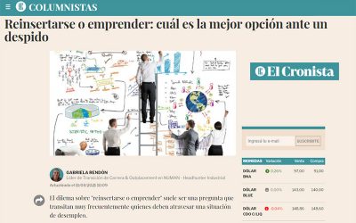 El Cronista Comercial publicó una nota de NUMAN analizando las opciones de reinsertarse o emprender ante un despido